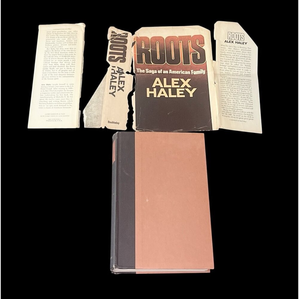 Roots by Alex Haley 1976 First Edition Hardcover Doubleday Book w/ Dust Jacket